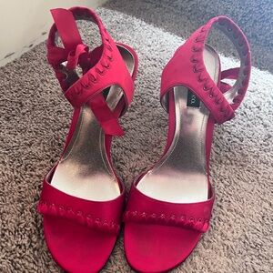 Style & Co Pink High Heels with Crisscross Straps